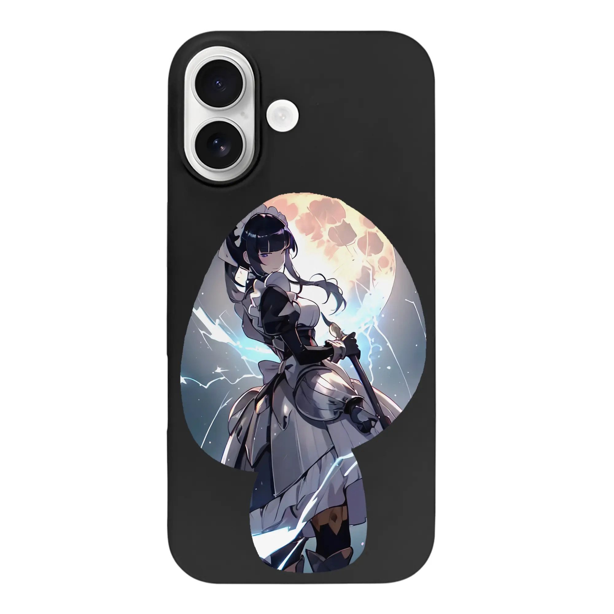 オーバーロード グッズ ナーベラル・ガンマ - iPhone 17 シリーズ シリコンケース 薄型 耐衝撃 指紋防止 ソフトタッチカバー 精密フィット 傷防止 保護ケース iPhone 17/17 Air/17 Pro/17 Pro Max 対応